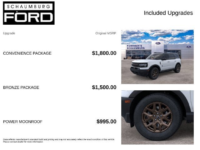 New 2026 Ford Bronco Sport Big Bend w/ Convenience Package AWD/4WD image 4