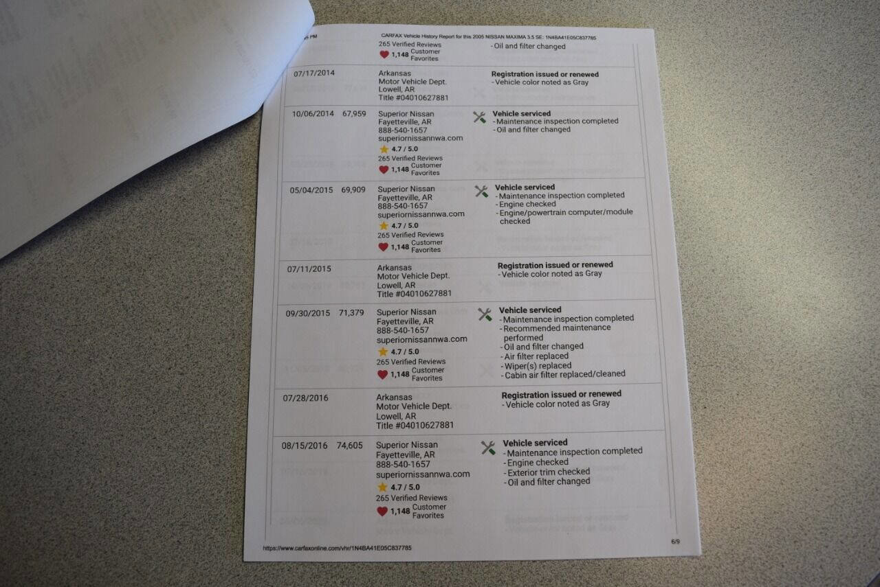 Used 2005 Nissan Maxima 3.5 SE image 54