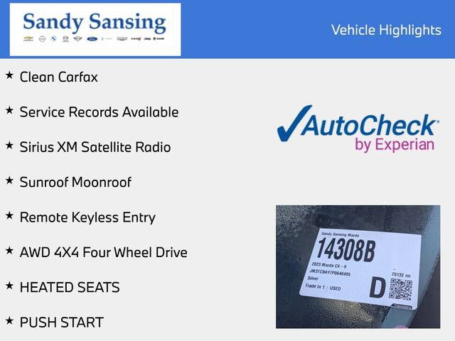 Used 2023 MAZDA CX-9 Touring Plus AWD/4WD image 7