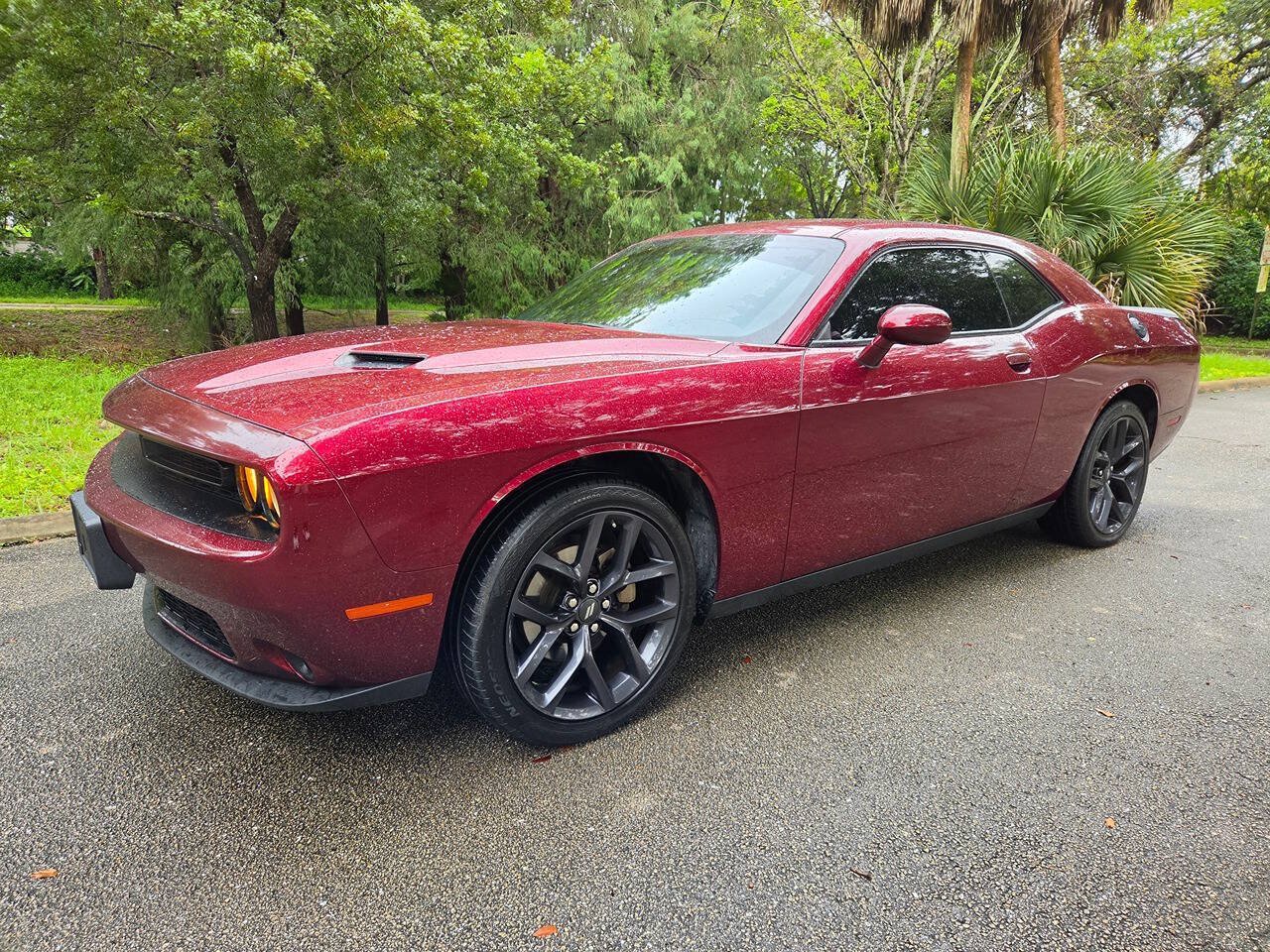 Used 2022 Dodge Challenger SXT w/ Blacktop Package RWD image 1
