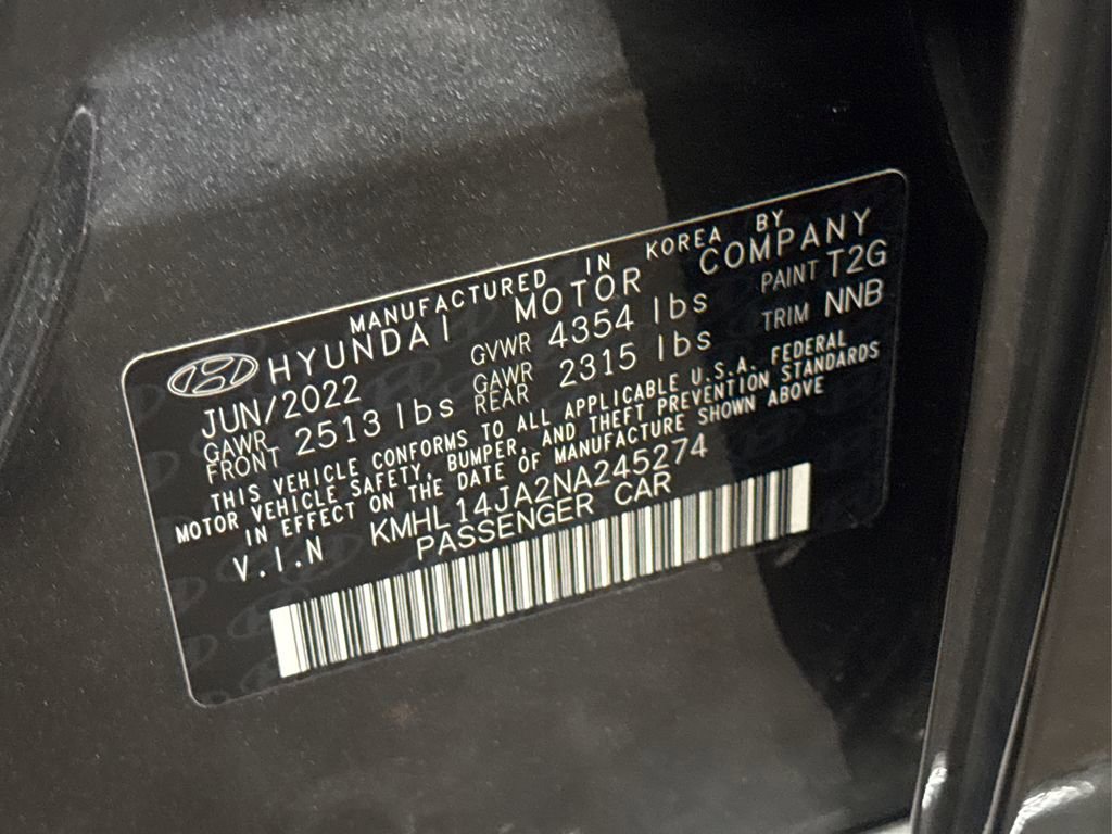 Certified 2022 Hyundai Sonata SEL w/ Convenience Package image 15