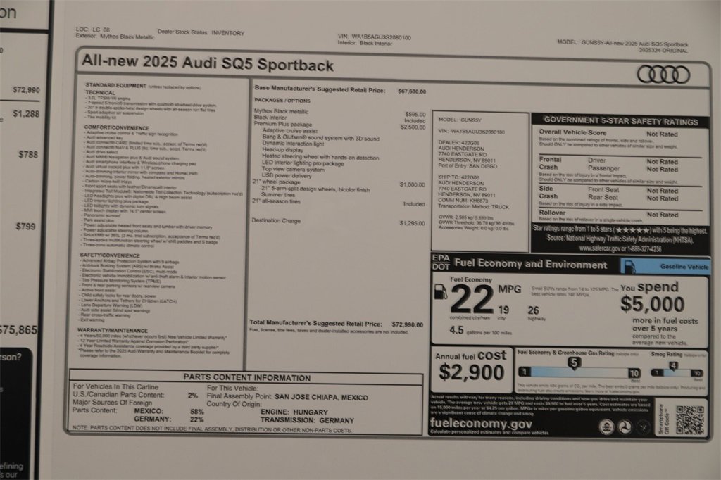 New 2025 Audi SQ5 Premium Plus image 31