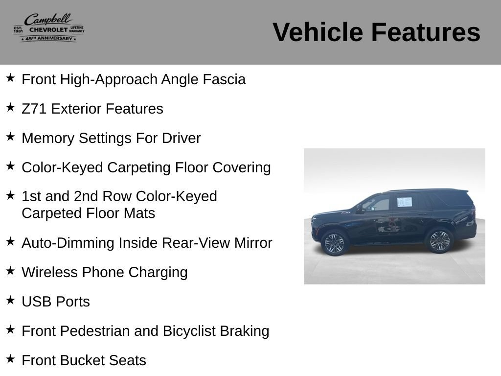 Used 2025 Chevrolet Tahoe Z71 AWD/4WD image 31