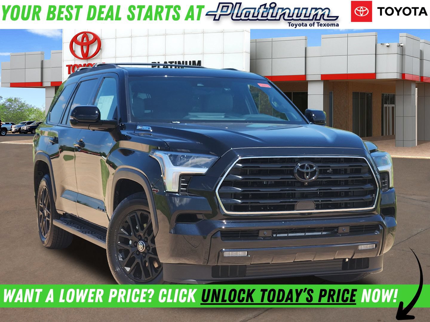 New 2026 Toyota Sequoia Limited w/ Nightshade Package RWD image 1