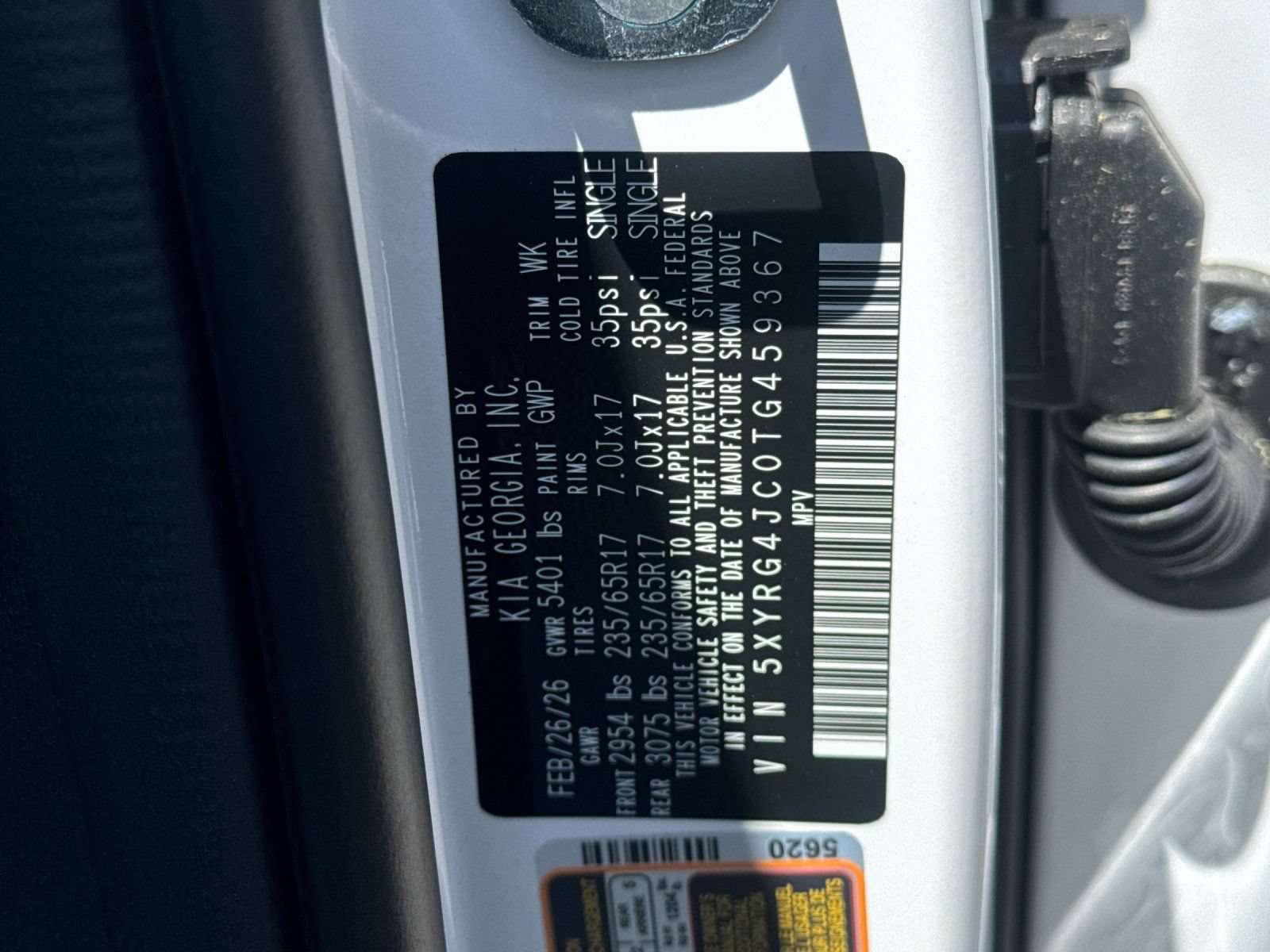 New 2026 Kia Sorento LX FWD image 27