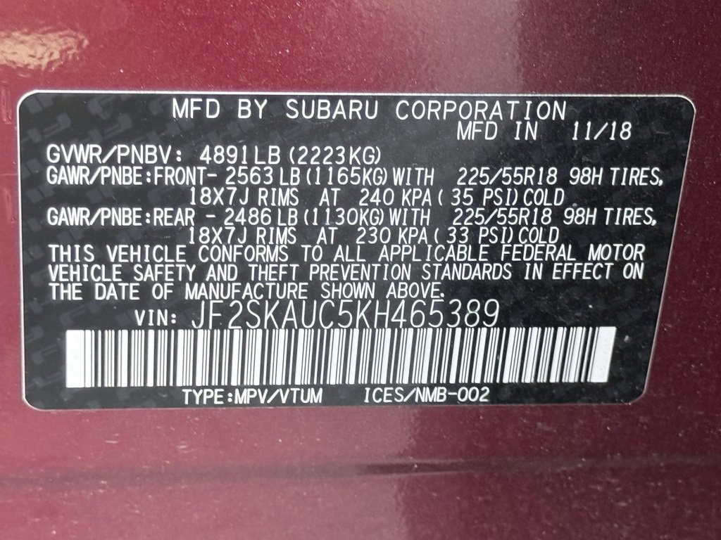 Used 2019 Subaru Forester Limited w/ Popular Package #3 image 36