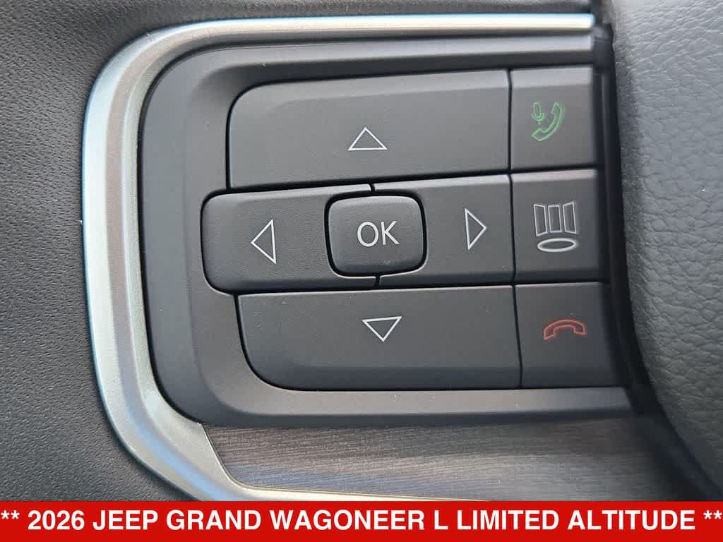 New 2026 Jeep Grand Wagoneer L Limited w/ Rear Seat Video Group I AWD/4WD image 22