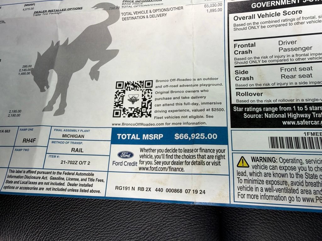 Used 2024 Ford Bronco Badlands AWD/4WD image 46