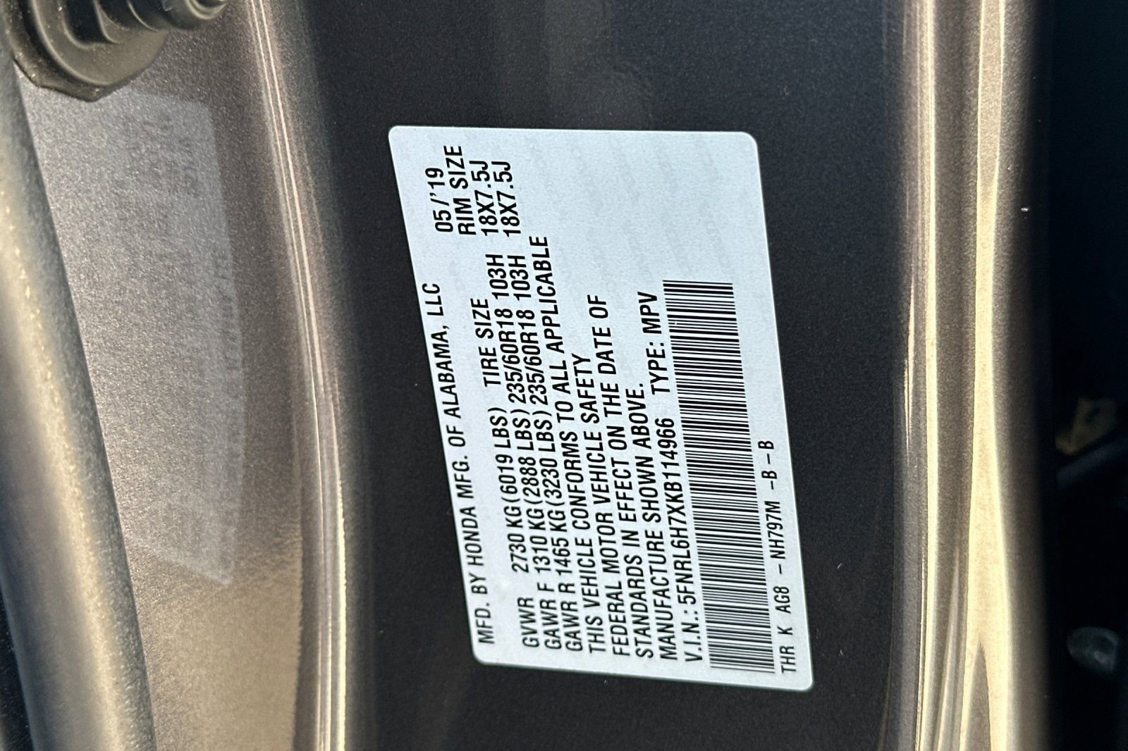 Used 2019 Honda Odyssey EX-L image 30