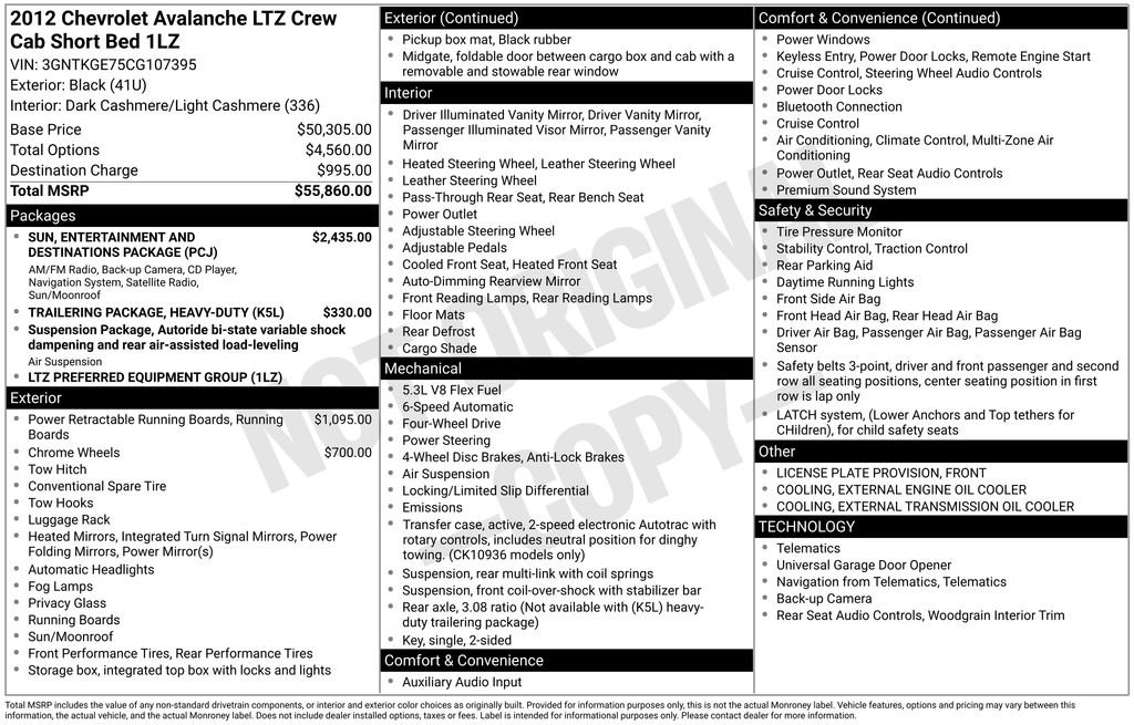 Used 2012 Chevrolet Avalanche LTZ image 8