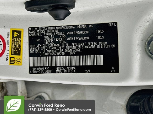 Used 2015 Toyota Highlander XLE AWD/4WD image 37