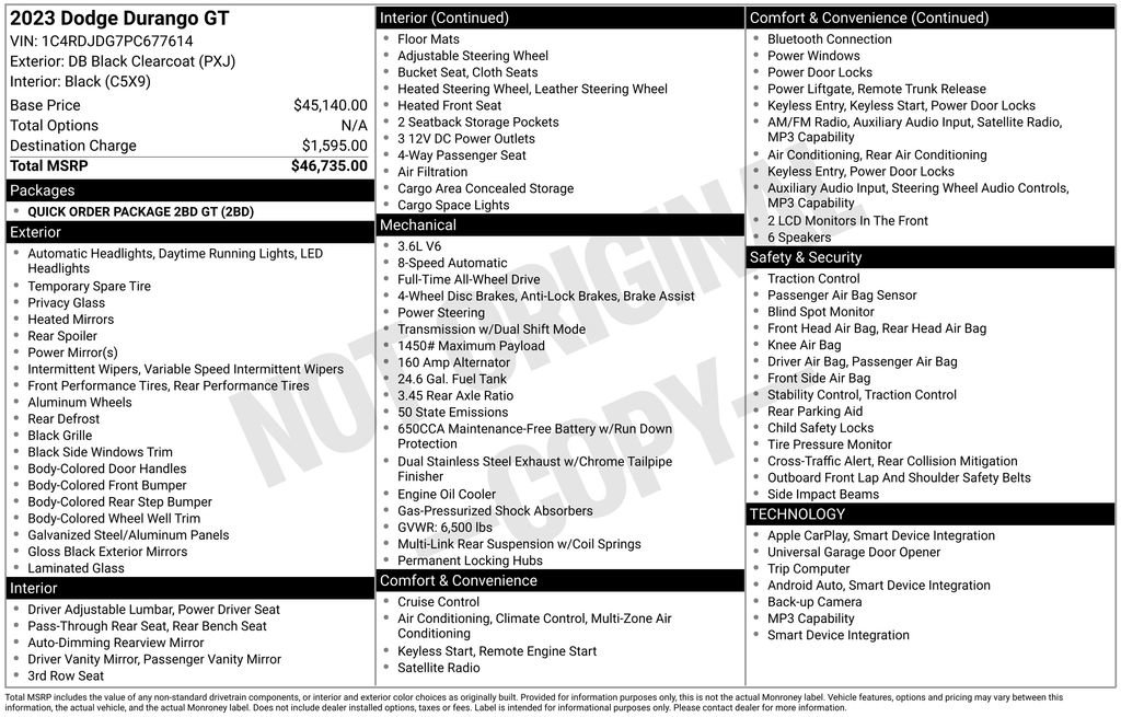 Used 2023 Dodge Durango GT AWD/4WD image 46