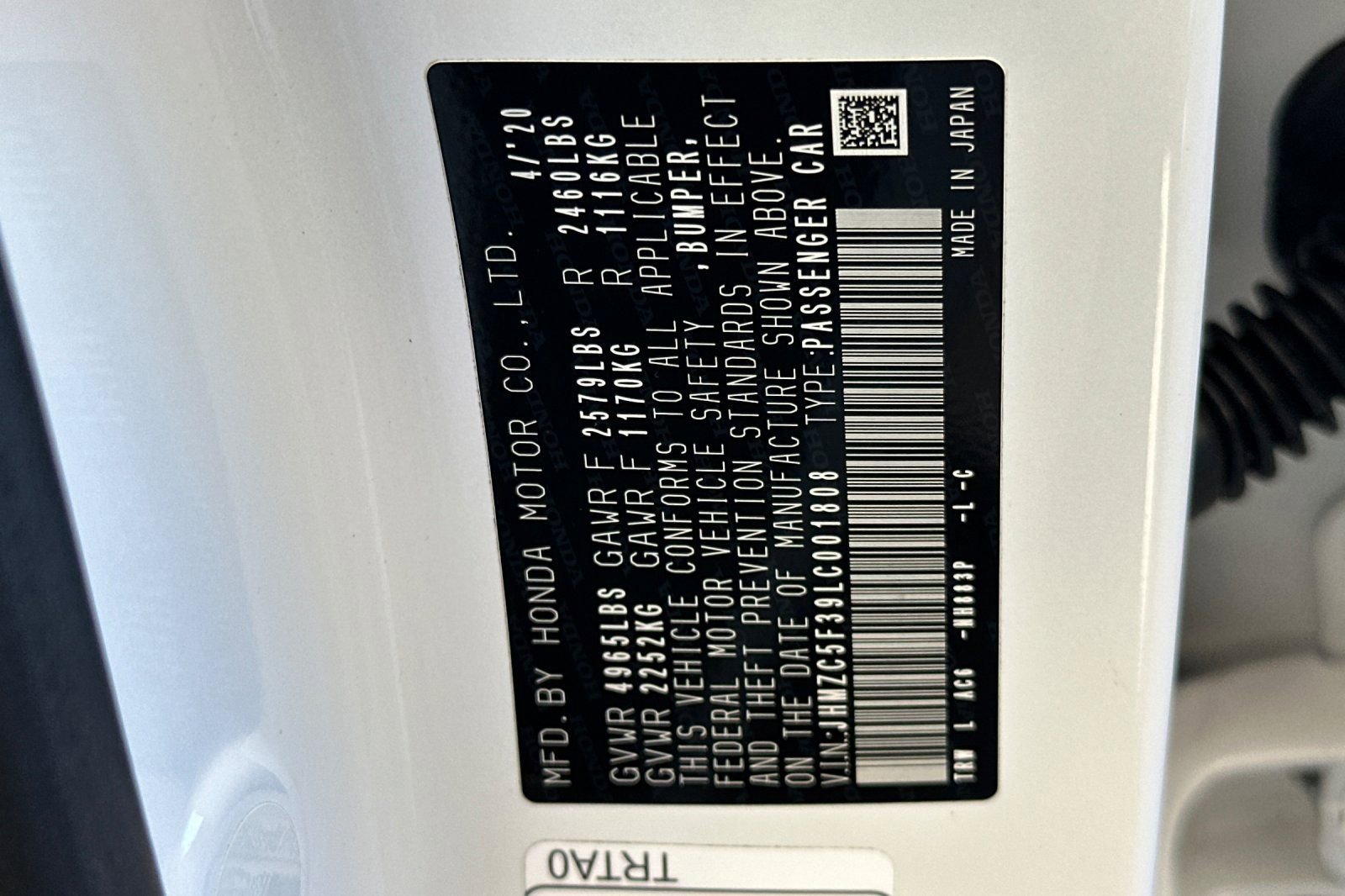 Used 2020 Honda Clarity Touring image 28