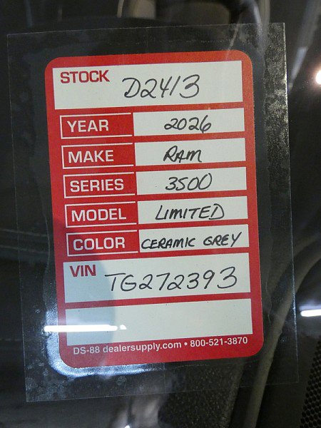 New 2026 RAM 3500 Limited image 36