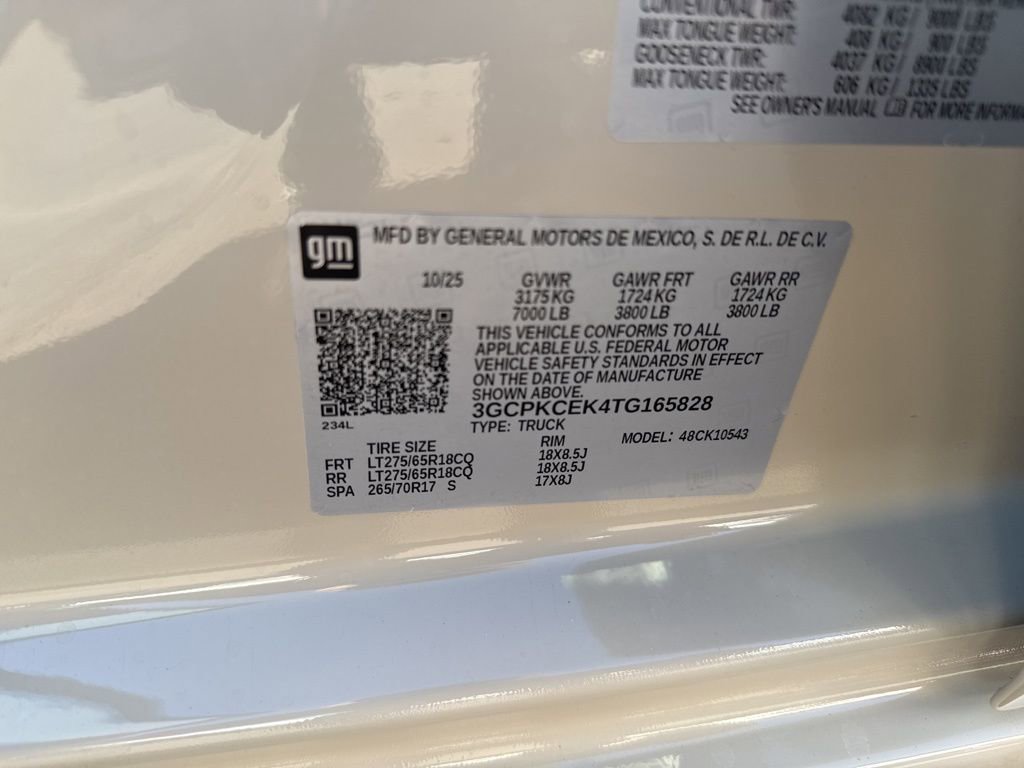 New 2026 Chevrolet Silverado 1500 Custom Trail Boss image 35