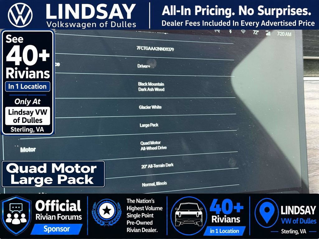 Used 2022 Rivian R1T Adventure AWD/4WD image 24