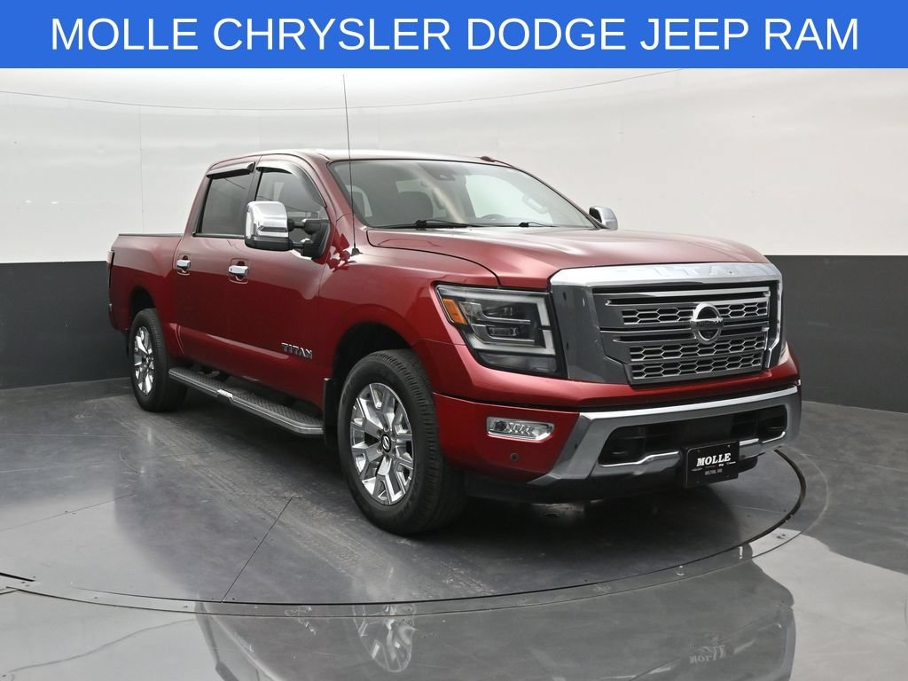 Used 2021 Nissan Titan SL w/ Moonroof Package AWD/4WD image 1