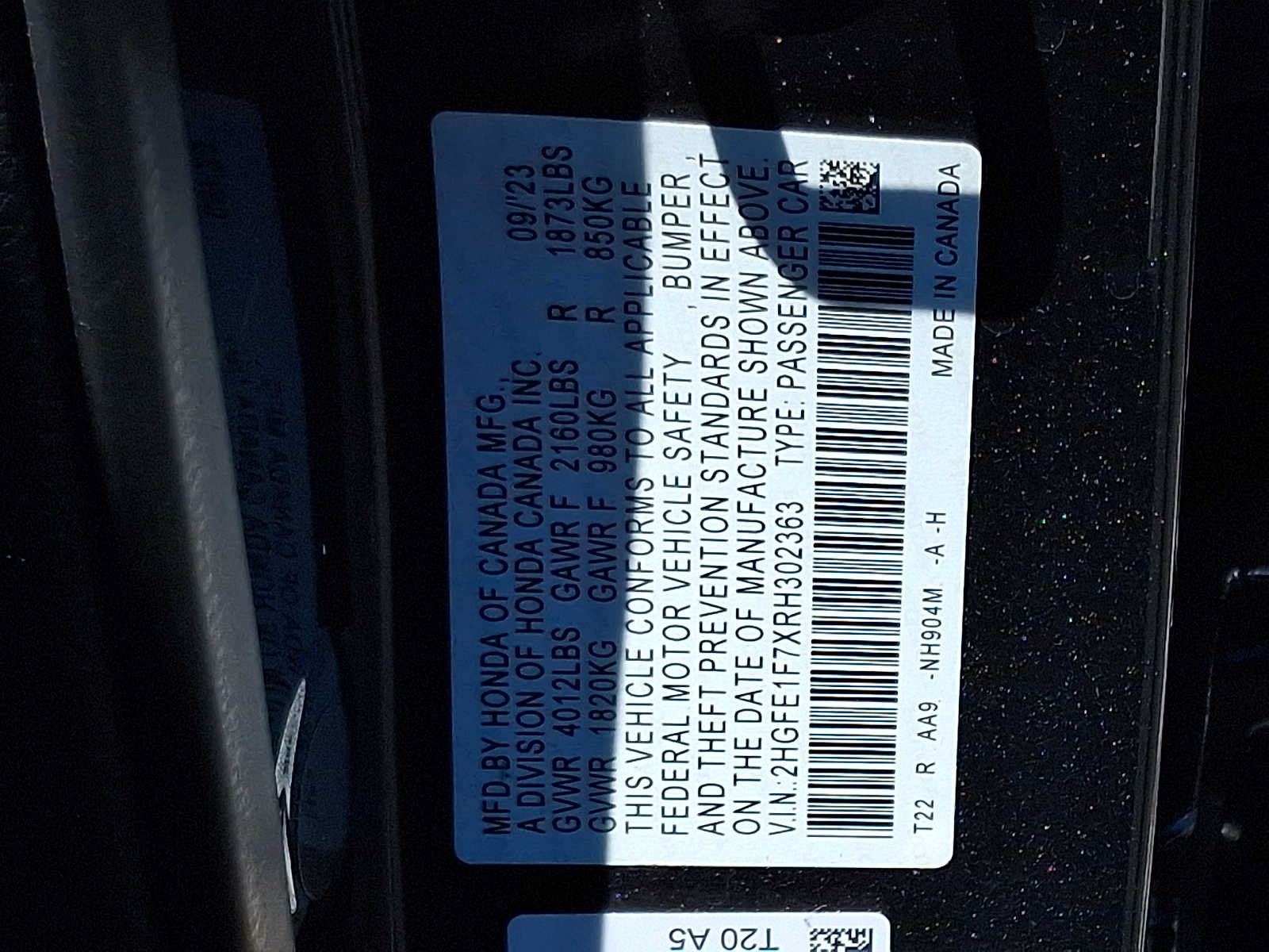 Certified 2024 Honda Civic EX image 27