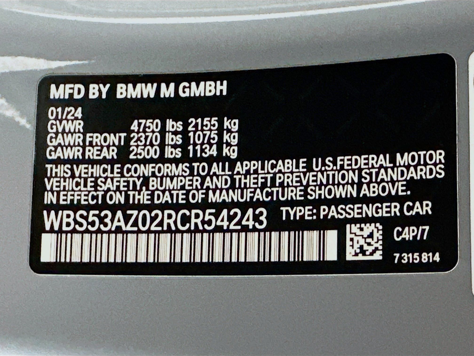 Used 2024 BMW M4 Coupe w/ Parking Assistance Package image 35