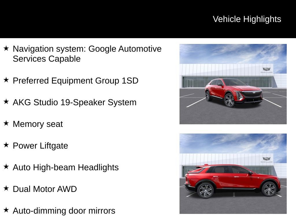 New 2025 Cadillac Lyriq Luxury image 10