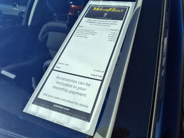 New 2026 Lincoln Nautilus Premier w/ Jet Appearance Package image 5