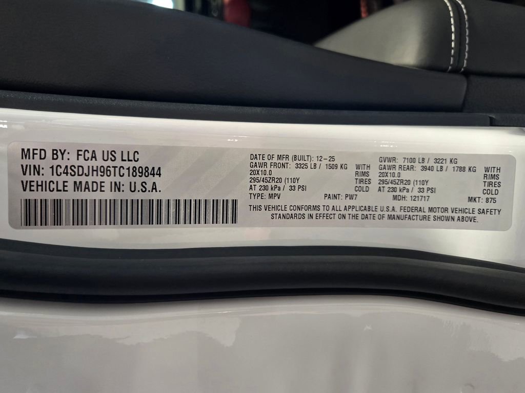 New 2026 Dodge Durango SRT Hellcat w/ Premium Group image 31