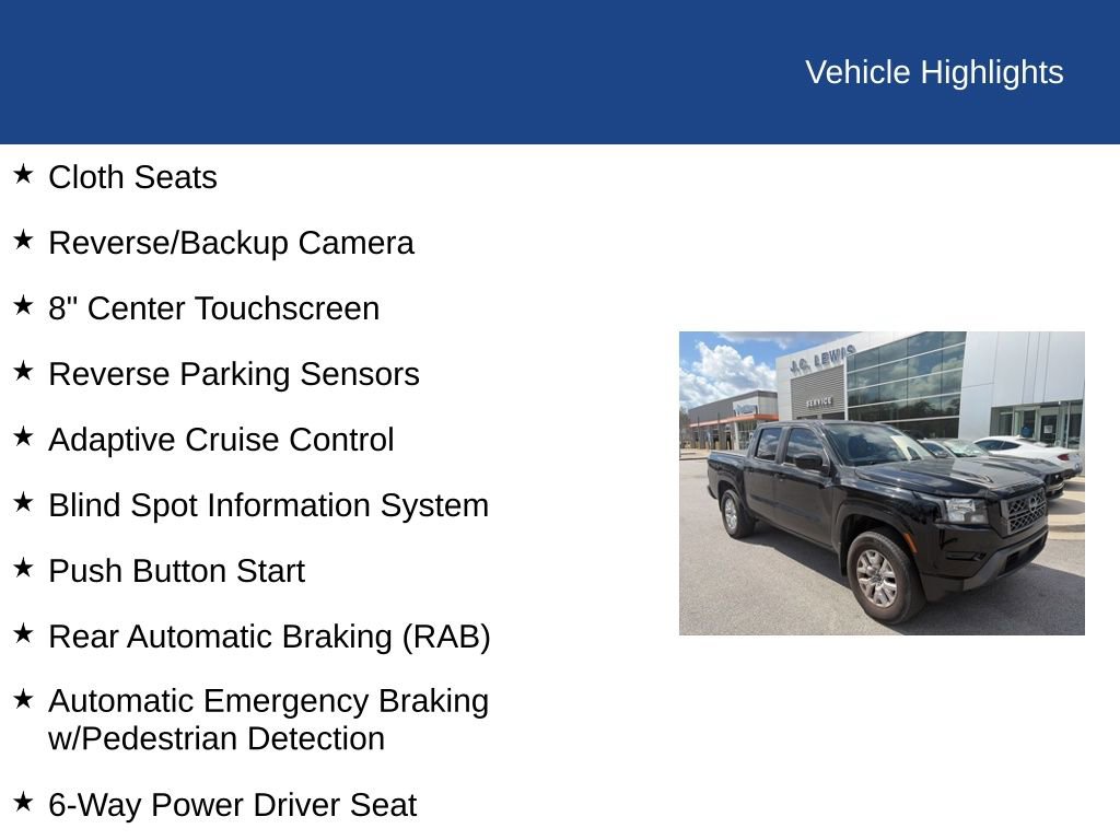 Used 2023 Nissan Frontier SV w/ Technology Package image 7