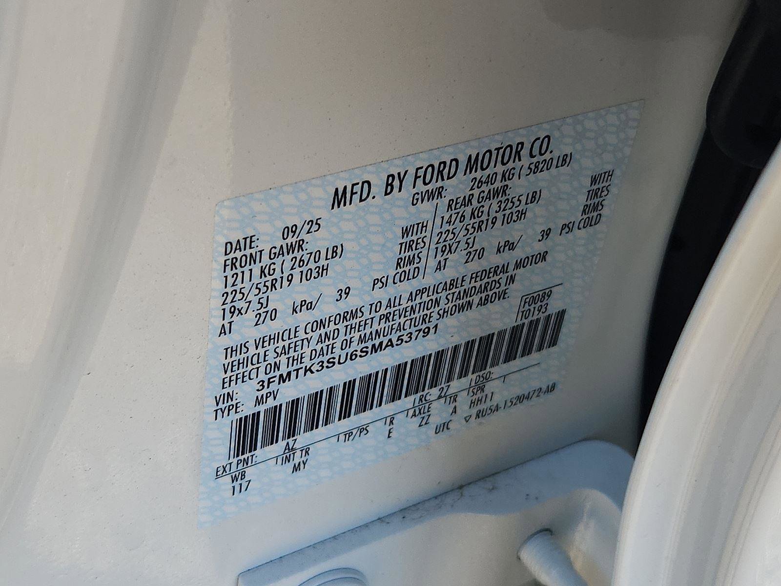 New 2025 Ford Mustang Mach-E Premium w/ Interior Protection Package image 10