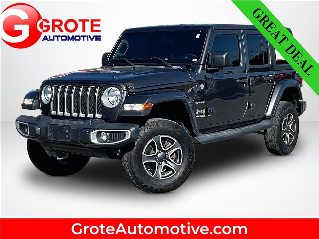Used 2019 Jeep Wrangler Unlimited Sahara w/ Uconnect 4C Nav & Sound Group