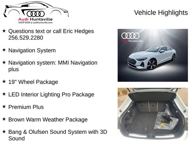 Used 2025 Audi A5 2.0T Premium Plus Sedan w/ Premium Plus image 6