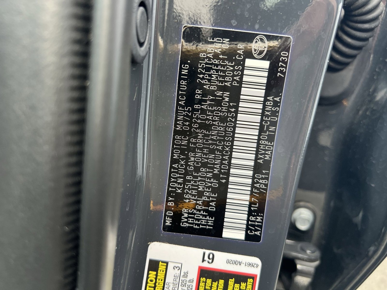 Used 2025 Toyota Camry LE image 27