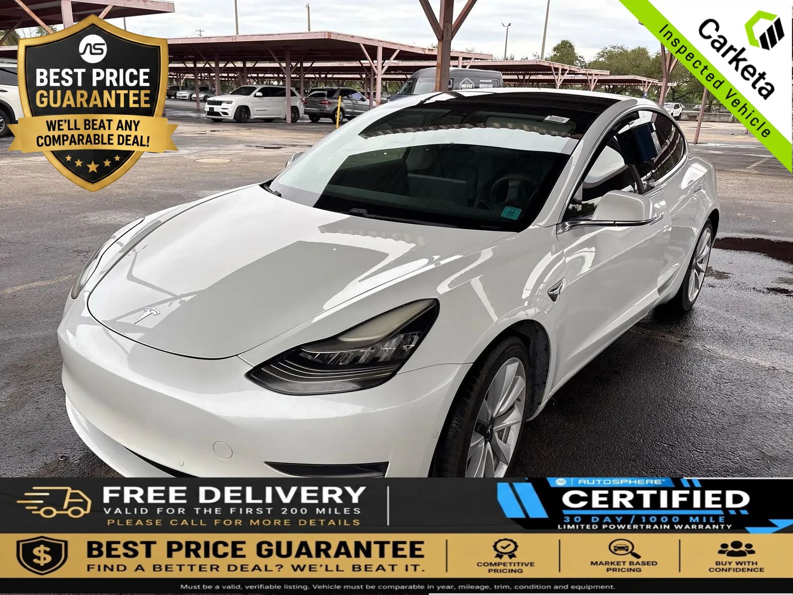 Used 2020 Tesla Model 3 Standard Range Plus RWD image 1