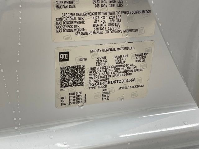 New 2026 Chevrolet Silverado 1500 LTZ w/ LTZ Premium Package image 26