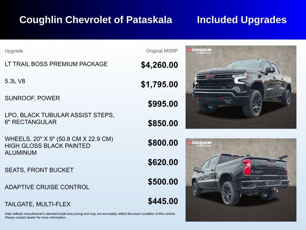 Used 2024 Chevrolet Silverado 1500 LT Trail Boss w/ LT Trail Boss Premium Package AWD/4WD image 3
