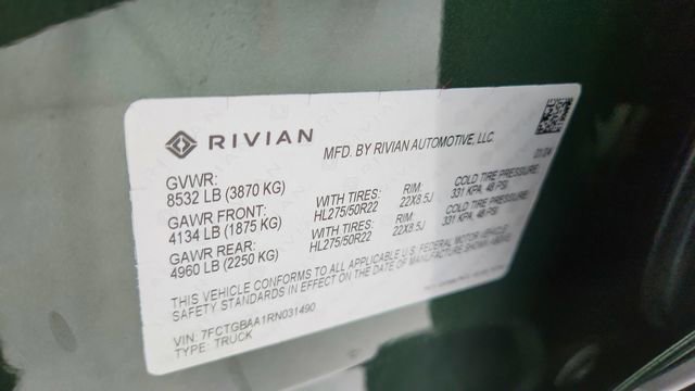 Used 2024 Rivian R1T Adventure AWD/4WD image 59
