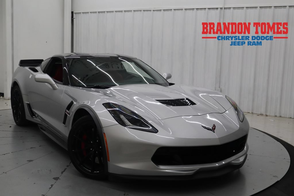 Used 2019 Chevrolet Corvette Grand Sport w/ Carbon Flash Badge Package RWD image 1