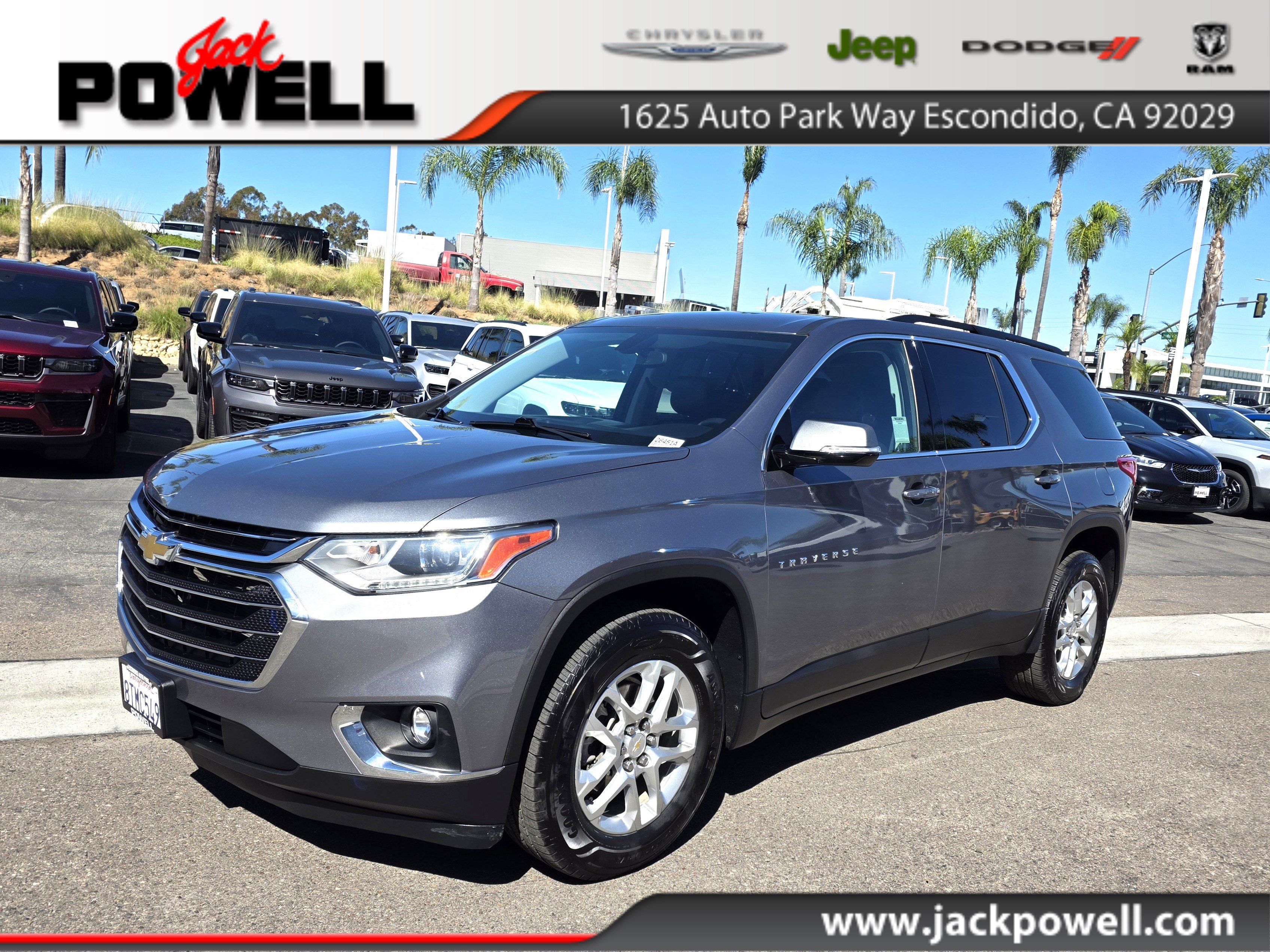 Used 2020 Chevrolet Traverse LT w/ LPO, Floor Liner Package FWD image 1