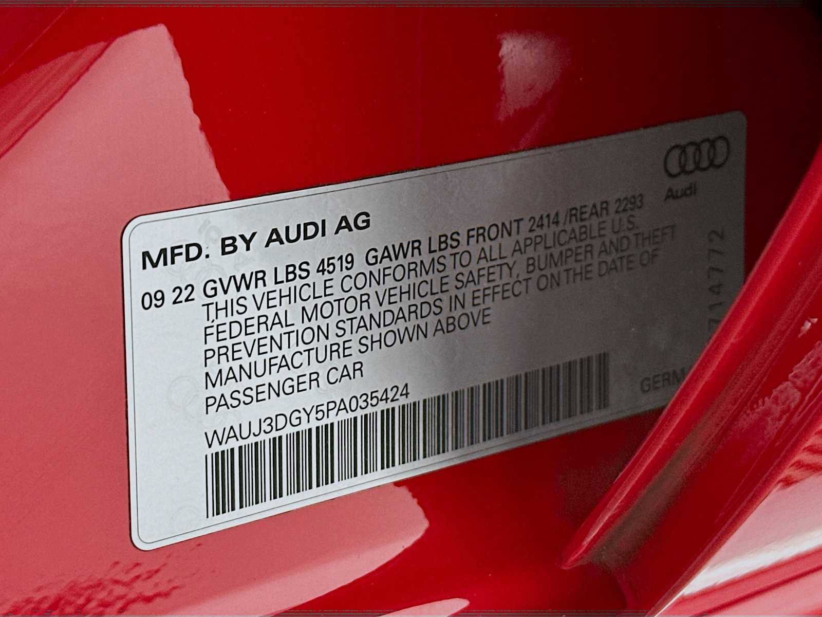 Certified 2023 Audi S3 Prestige w/ Prestige Package image 31