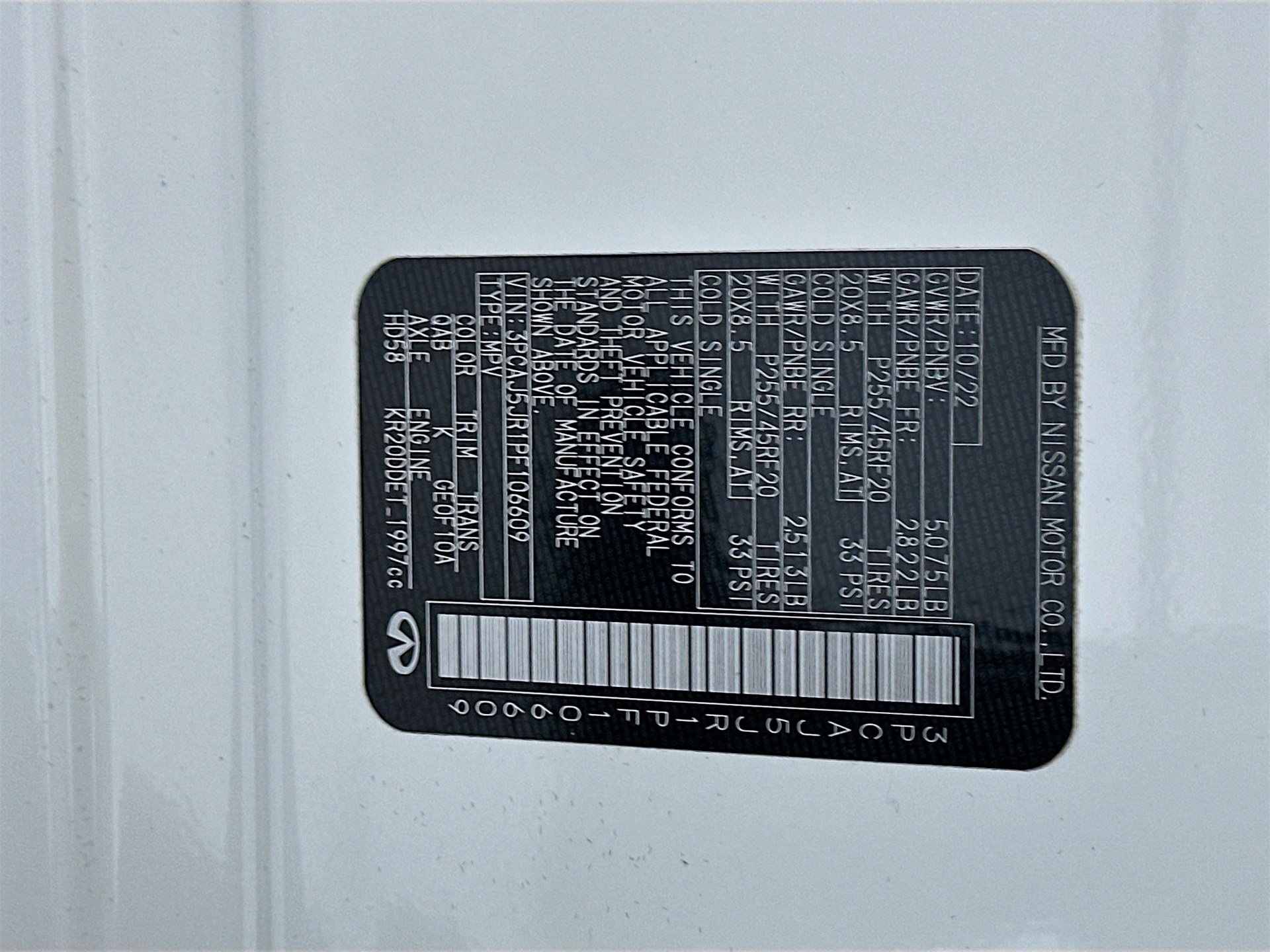 Used 2023 INFINITI QX55 Luxe w/ Cargo Package image 34