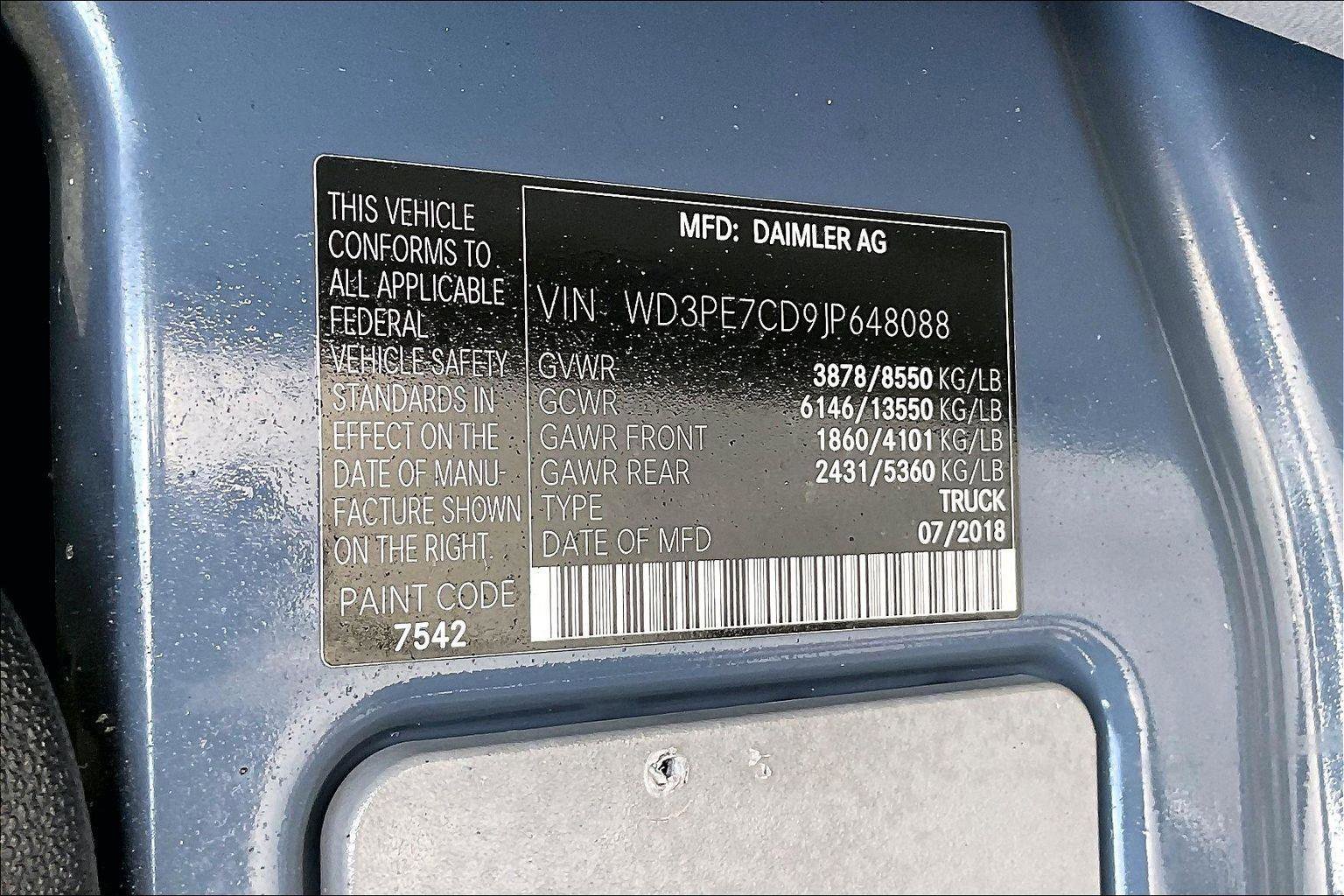 Used 2018 Mercedes-Benz Sprinter 2500 image 12