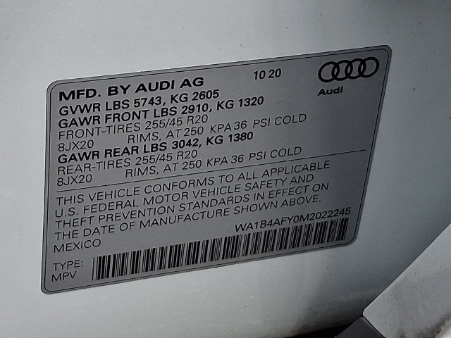 Used 2021 Audi SQ5 Premium Plus w/ Premium Plus Package AWD/4WD image 29