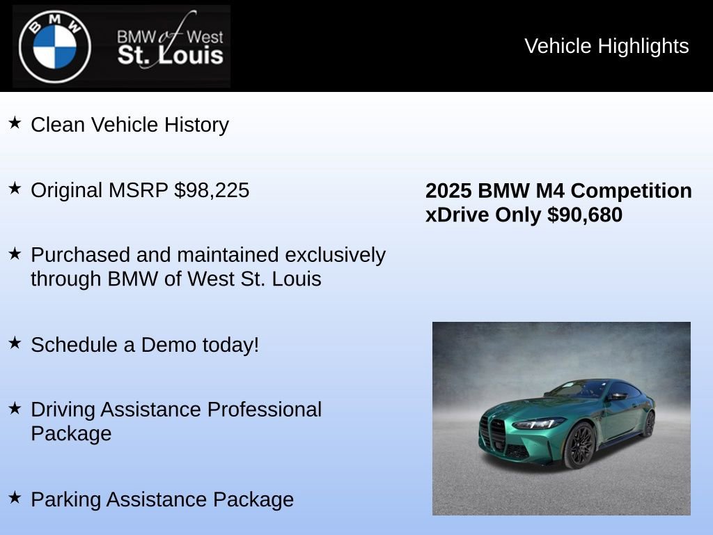 Used 2025 BMW M4 xDrive Competition image 8