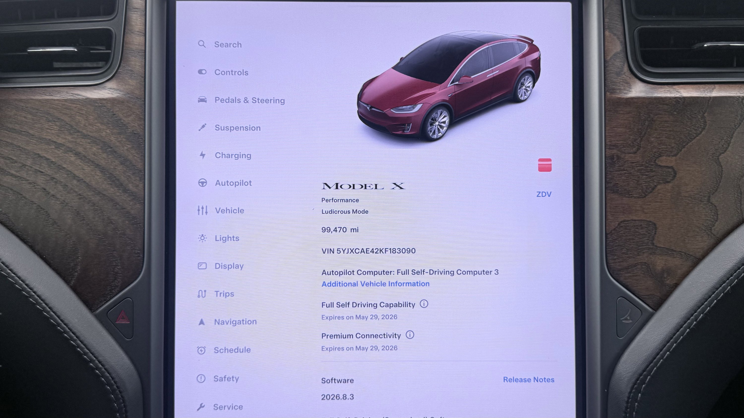 Used 2019 Tesla Model X Performance AWD/4WD image 7