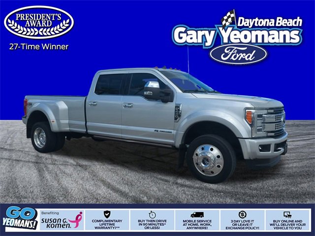 Certified 2019 Ford F450 Platinum w/ Platinum Ultimate Package