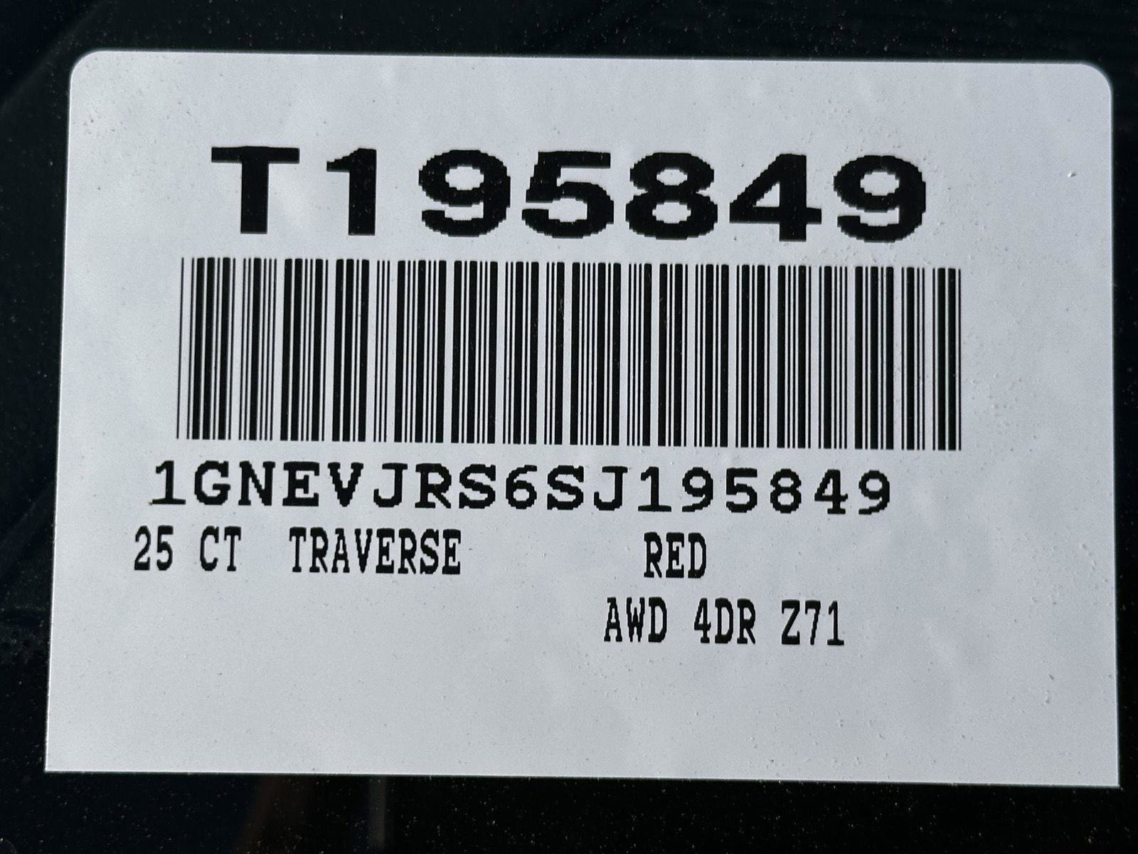 Used 2025 Chevrolet Traverse Z71 w/ Driver Confidence Package image 15