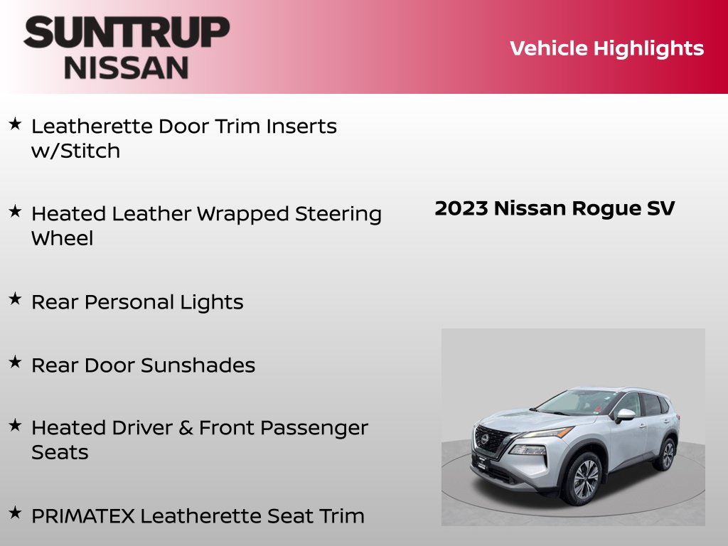 Certified 2023 Nissan Rogue SV w/ SV Premium B Package FWD image 23