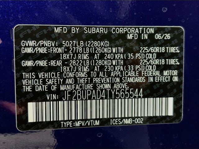 New 2026 Subaru Outback Premium AWD/4WD image 31