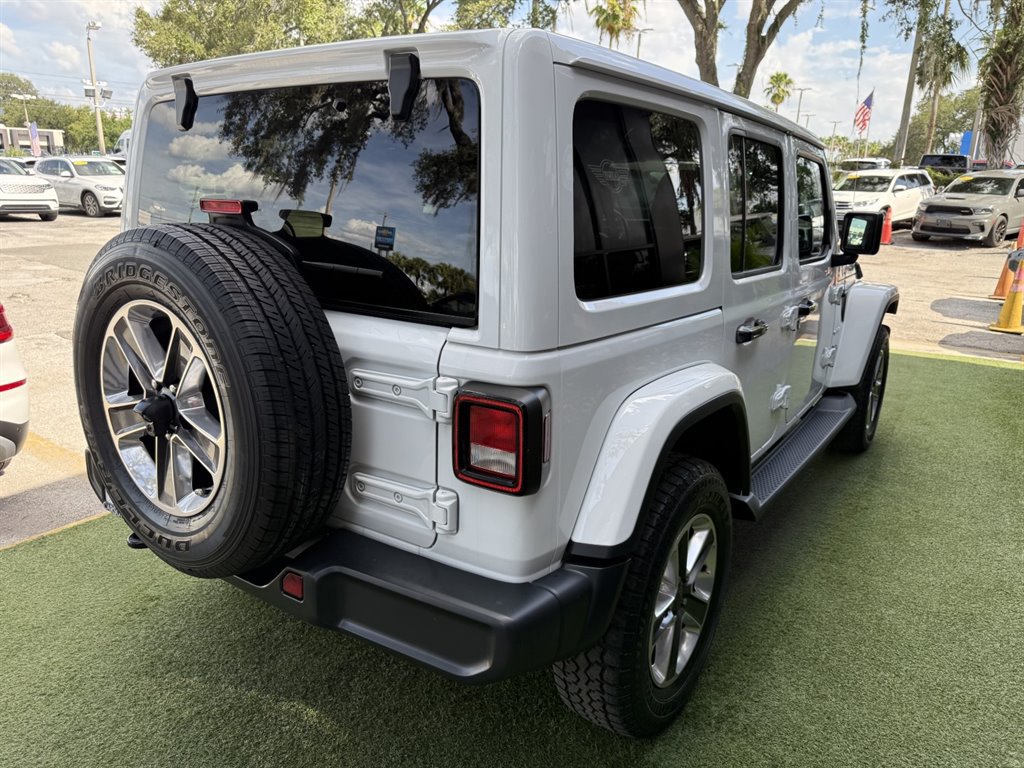 Used 2021 Jeep Wrangler Unlimited Sahara w/ Uconnect 4C Nav & Sound Group AWD/4WD image 6