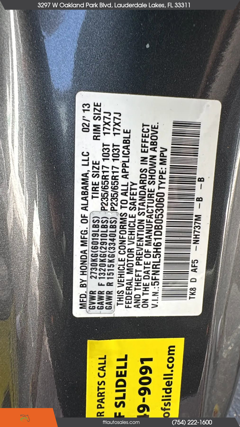 Used 2013 Honda Odyssey EX-L image 70