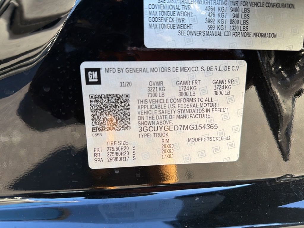 Certified 2021 Chevrolet Silverado 1500 LTZ w/ Technology Package image 58